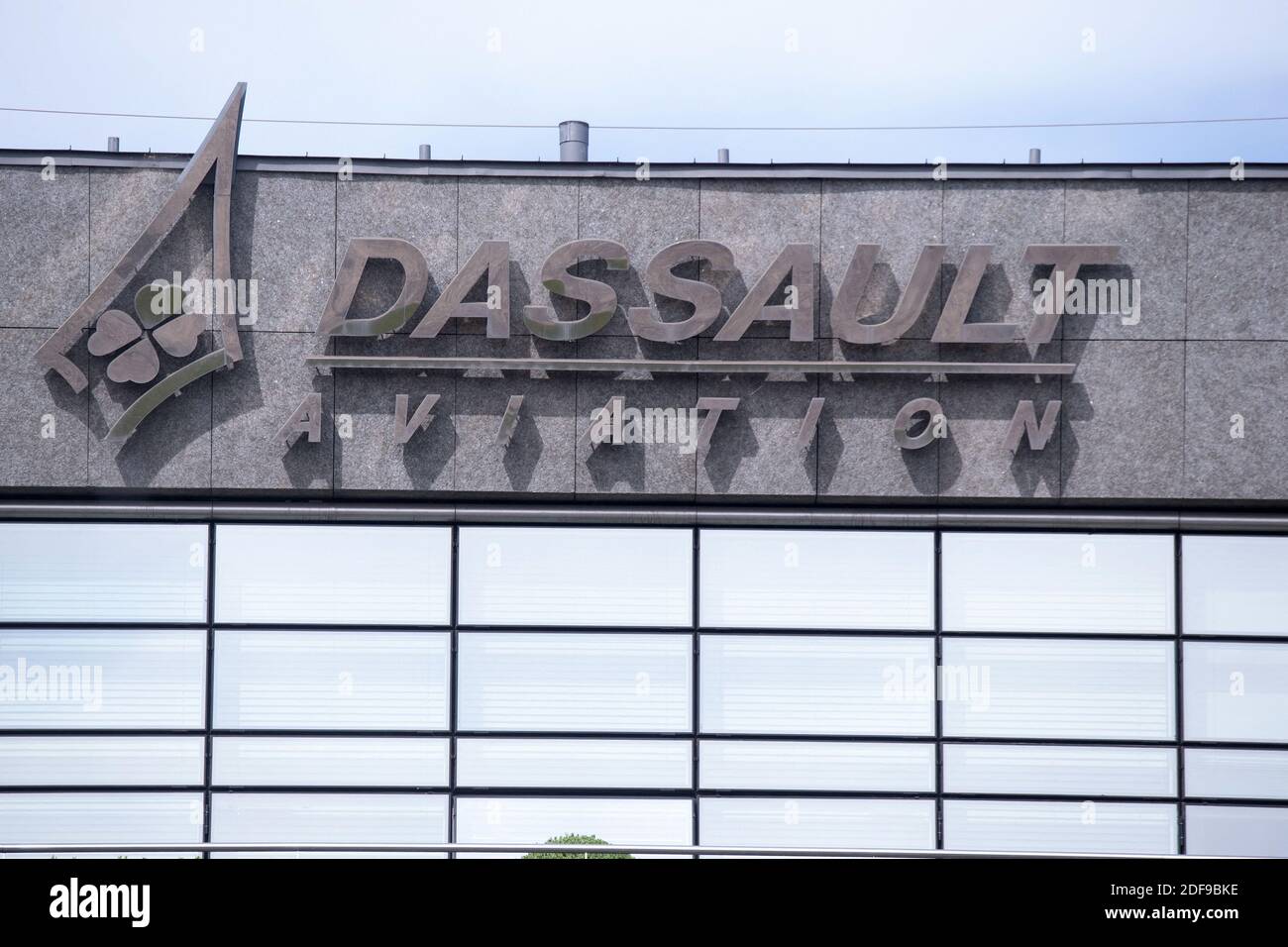 Costruzione di Dassault Aviation il 21 aprile 2020 a Puteaux, Francia. Foto di David Niviere/ABACAPRESS.COM Foto Stock