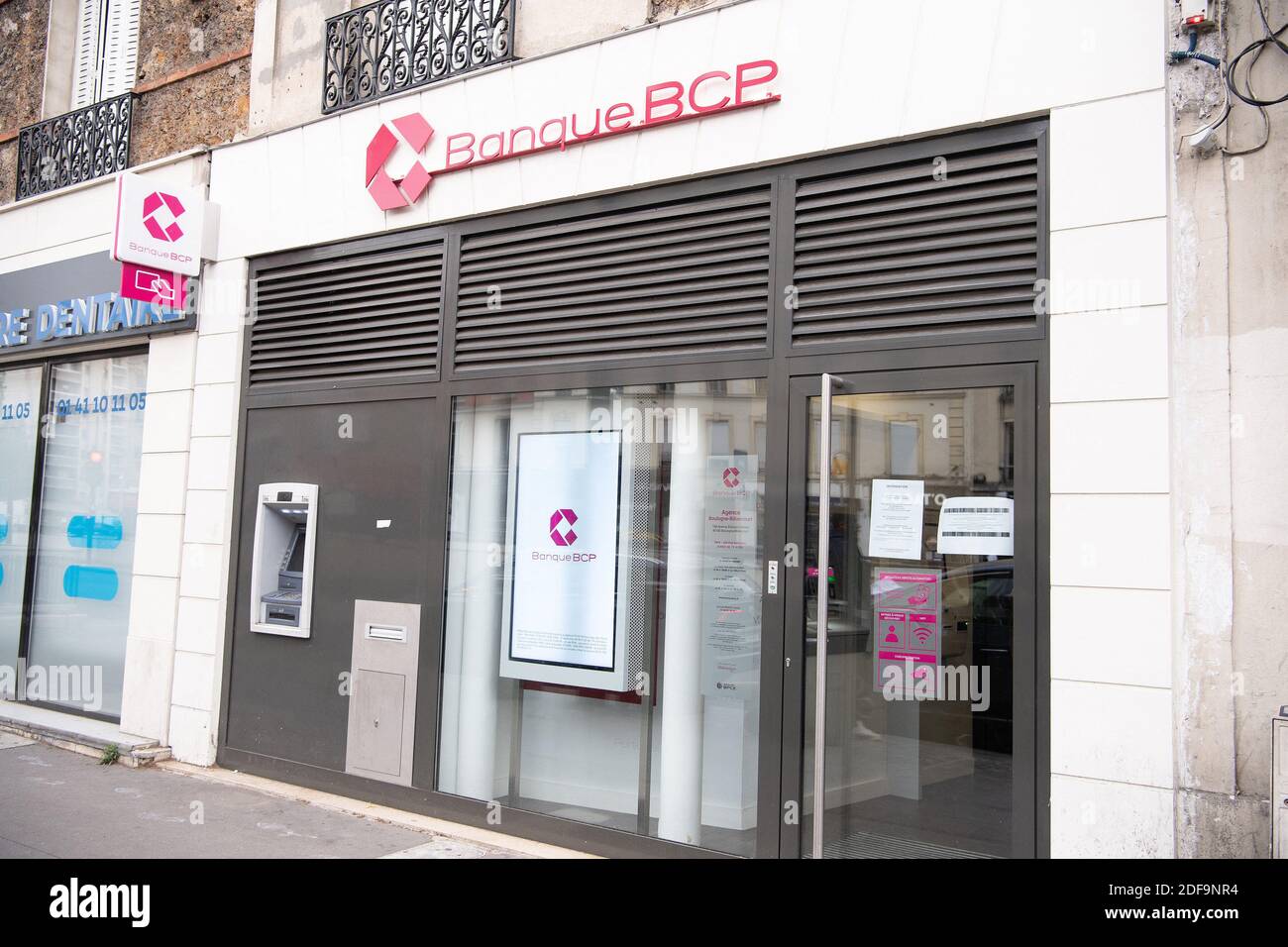 Una visione generale della banca BCP, il 04 maggio 2020 a Parigi, Francia.Foto di David NIVIERE/ABACAPRESS.COM Foto Stock