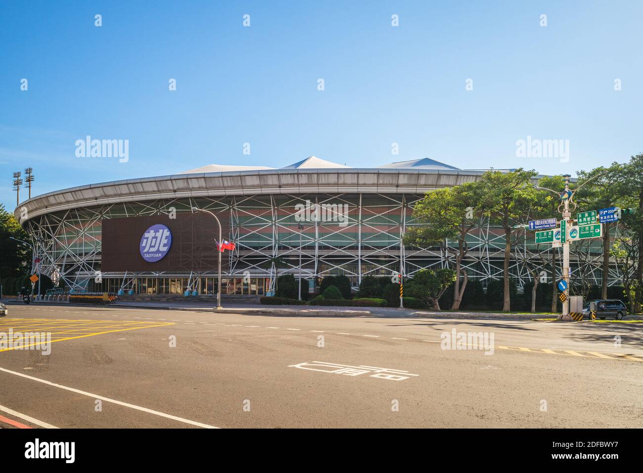 26 novembre 2020: Taoyuan International Baseball Stadium, lo stadio più popolare situato a Taoyuan, Taiwan. Si tratta di 4 ettari di superficie, con un und Foto Stock