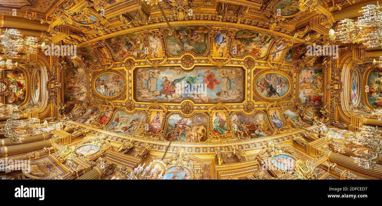 Francia, Parigi, l'Opera Garnier, Giornate del Patrimonio, il Grand Foyer Foto Stock