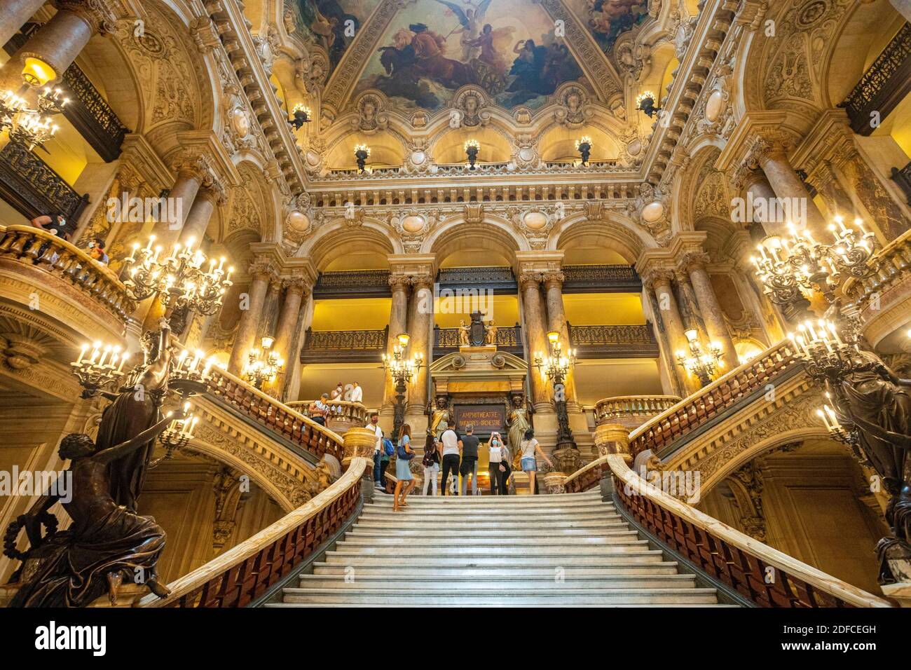 Francia, Parigi, l'Opera Garnier, durante le Giornate del Patrimonio Foto Stock