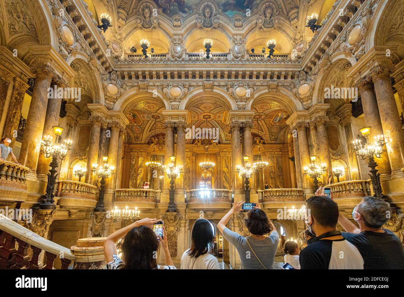 Francia, Parigi, l'Opera Garnier, durante le Giornate del Patrimonio Foto Stock