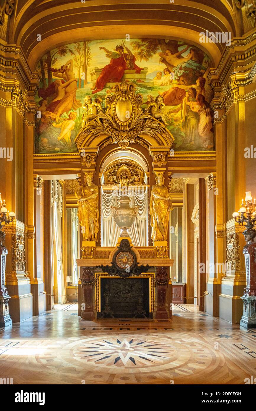 Francia, Parigi, l'Opera Garnier, Giornate del Patrimonio, il Grand Foyer Foto Stock