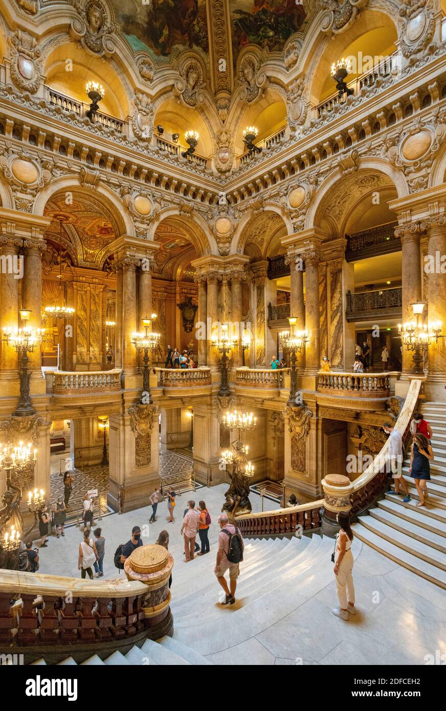 Francia, Parigi, l'Opera Garnier, durante le Giornate del Patrimonio Foto Stock