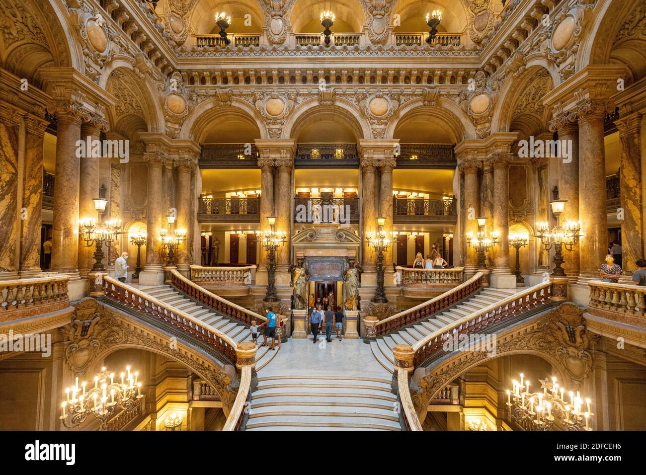 Francia, Parigi, l'Opera Garnier, durante le Giornate del Patrimonio Foto Stock