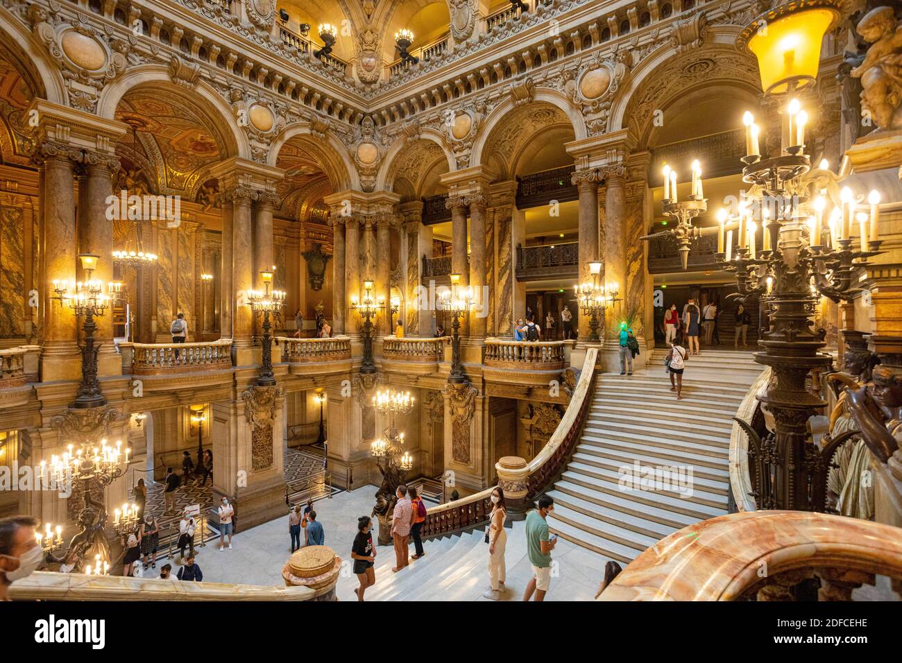 Francia, Parigi, l'Opera Garnier, durante le Giornate del Patrimonio Foto Stock