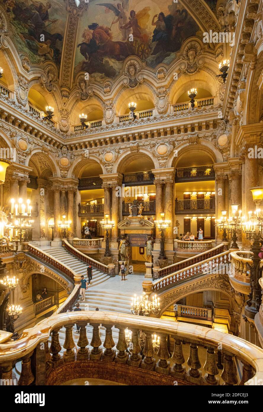 Francia, Parigi, l'Opera Garnier, durante le Giornate del Patrimonio Foto Stock