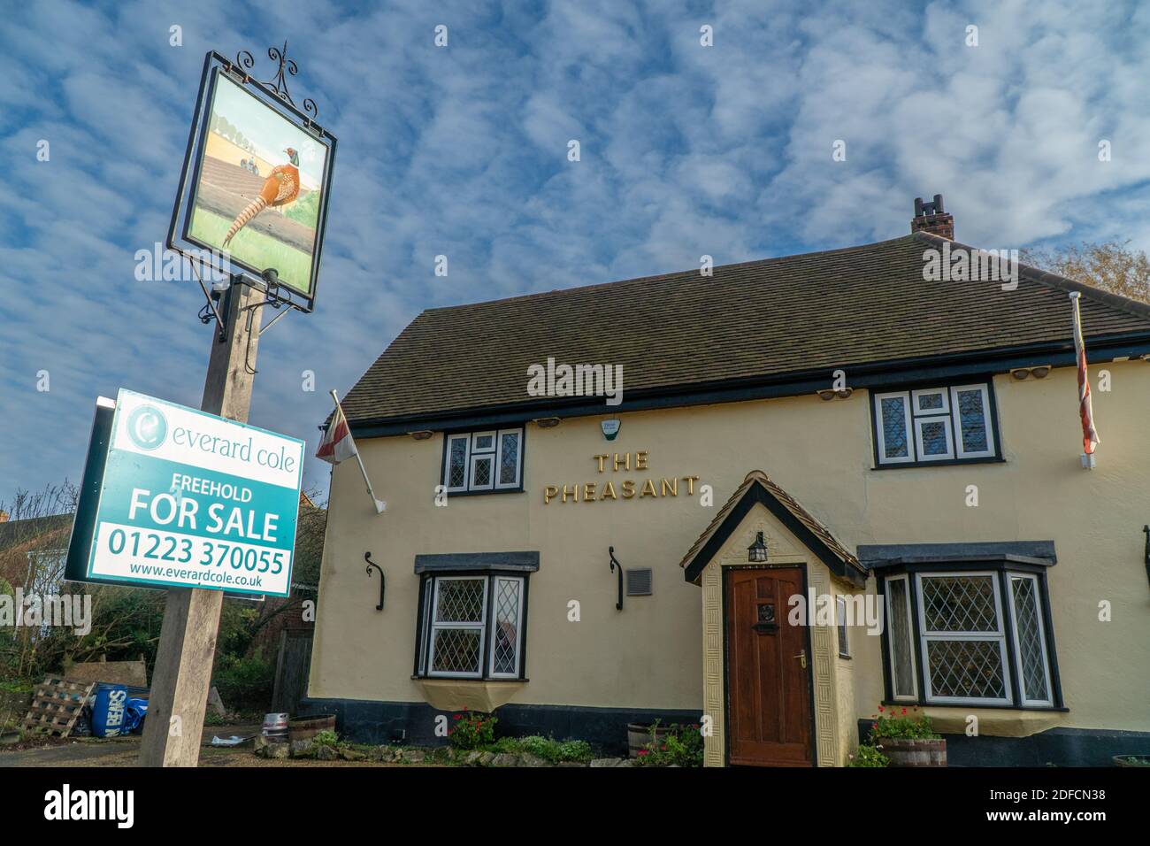UK pub rurale in vendita Foto Stock