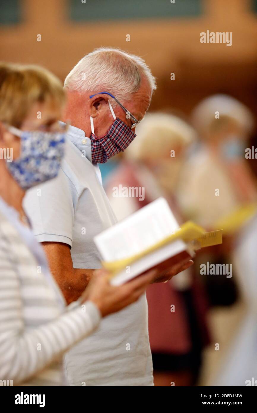 Epidemia di Coronvarius (covid-19) Foto Stock