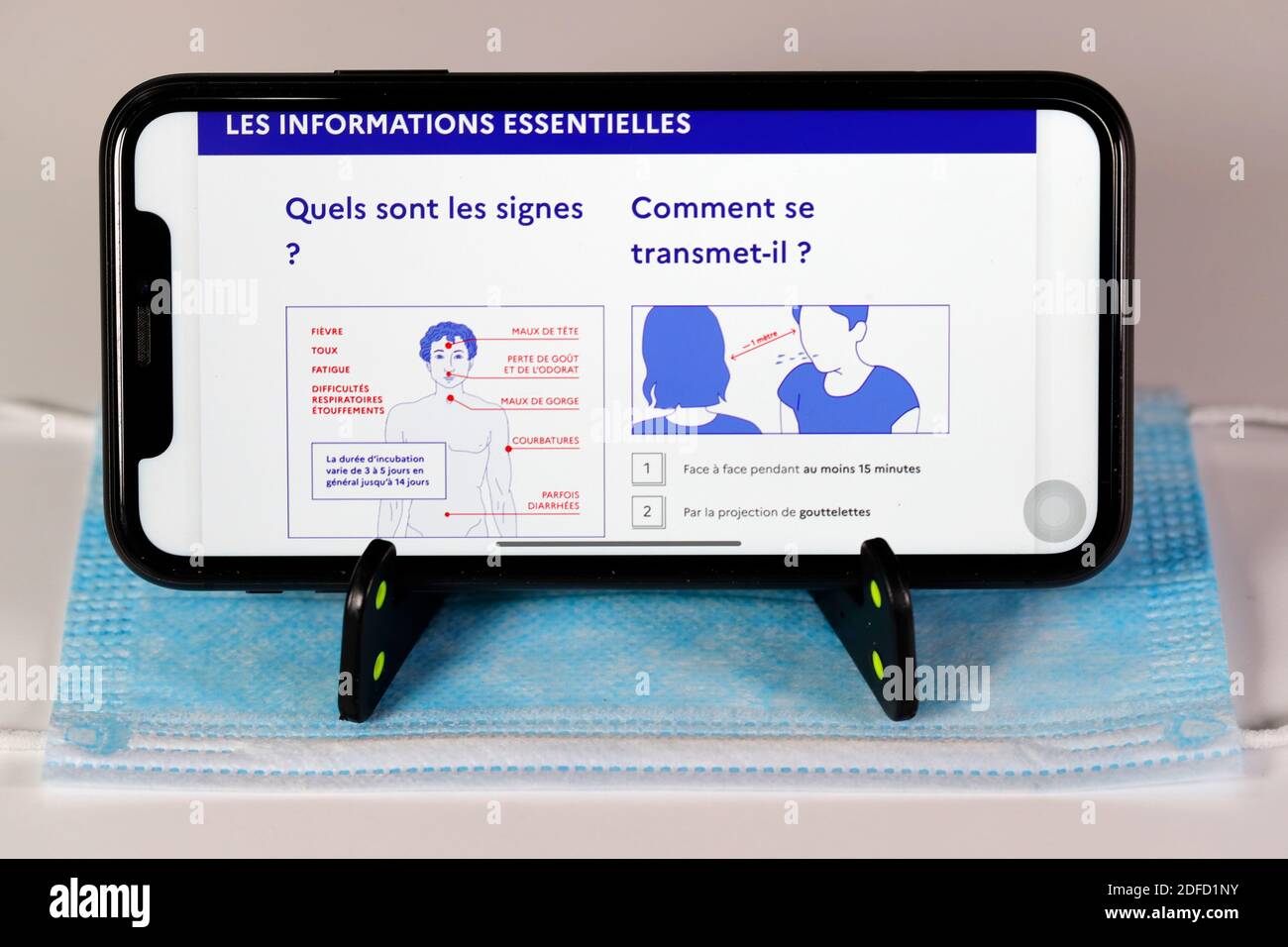 Epidemia di coronavirus (covid-19) Foto Stock