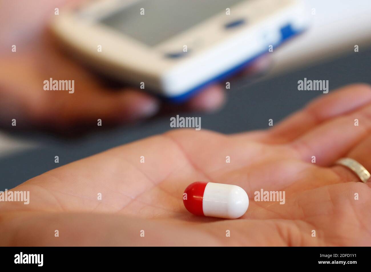 Correre e sens Foto Stock