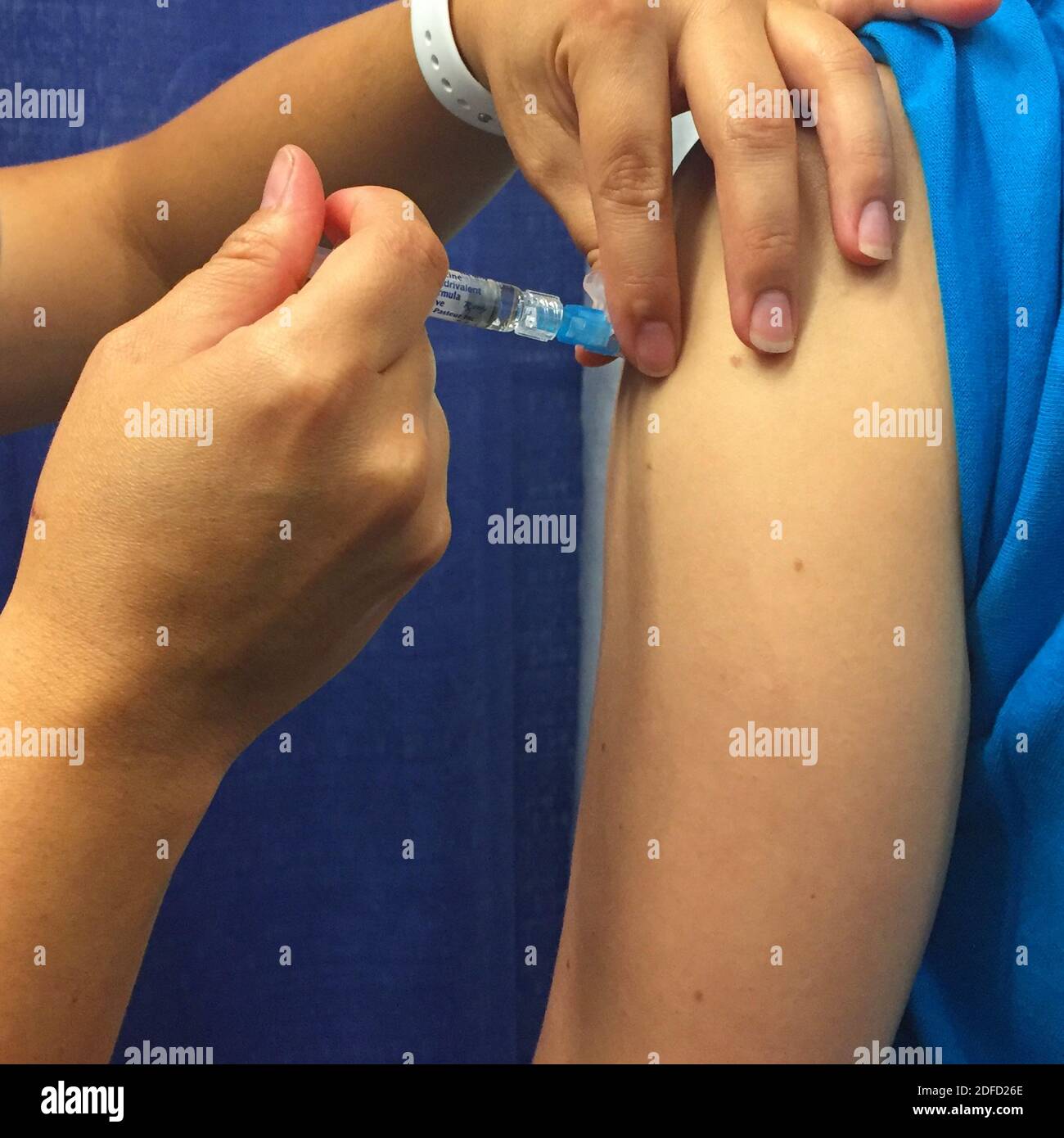 Flushot Foto Stock