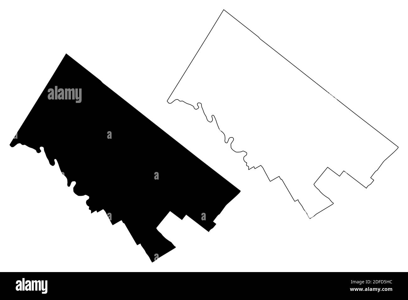 Montgomery County, Commonwealth of Pennsylvania (Stati Uniti, Stati Uniti d'America, Stati Uniti, Stati Uniti, Stati Uniti) mappa vettoriale illustrazione, scrimble schizzo Montgo Illustrazione Vettoriale