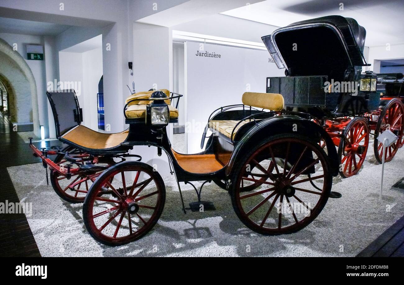 Italia Marche Macerata Museo Civico di Palazzo Buonaccorsi - Museo Di trasporto - Foto Stock