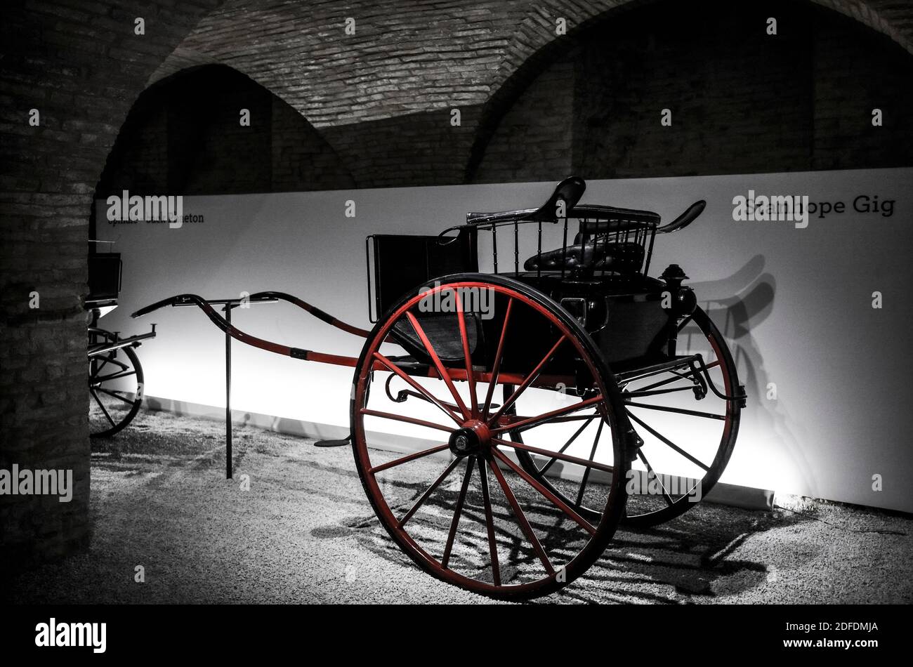 Italia Marche Macerata Museo Civico di Palazzo Buonaccorsi - Museo Di trasporto - Foto Stock