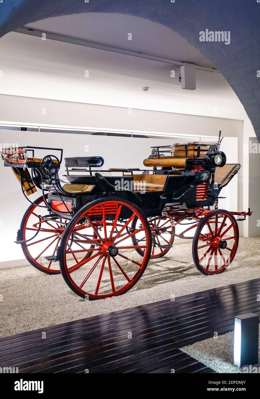 Italia Marche Macerata Museo Civico di Palazzo Buonaccorsi - Museo Di trasporto - Foto Stock