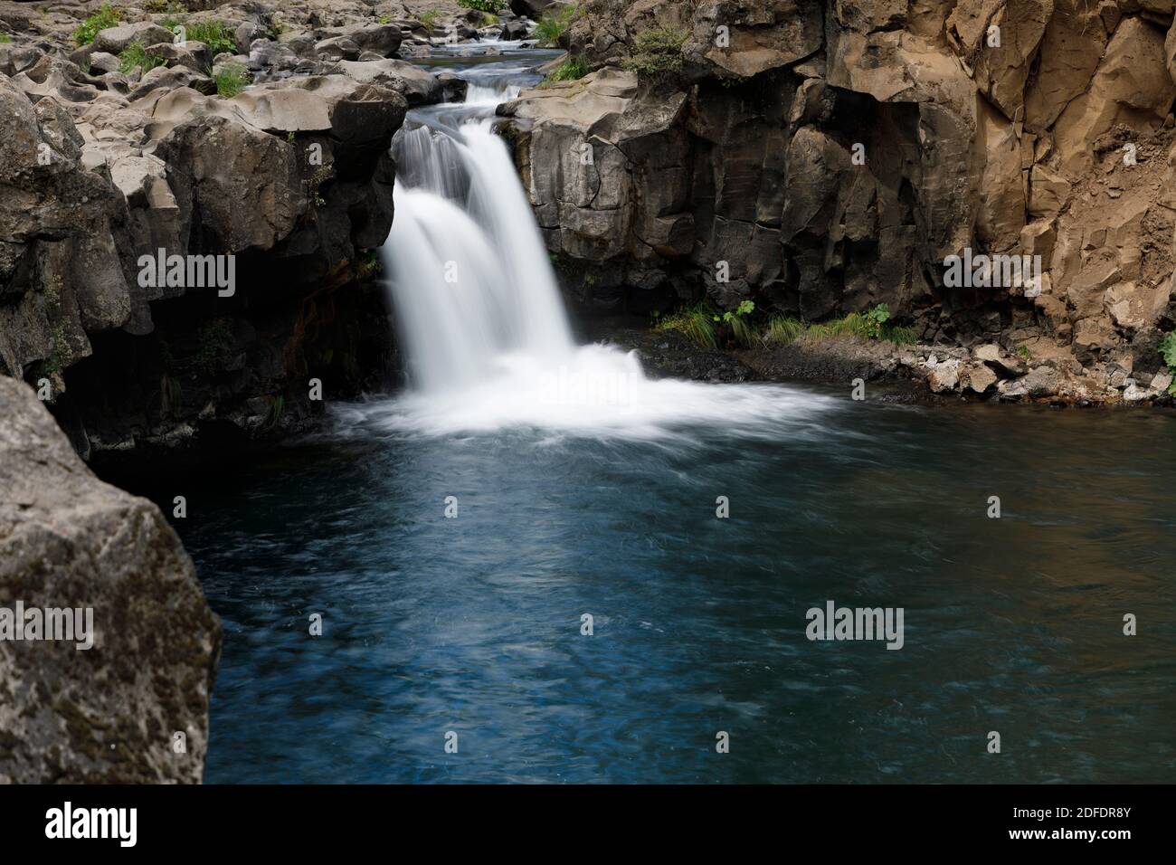 Lower McCloud cade lungo esposizione intimo paesaggio Foto Stock