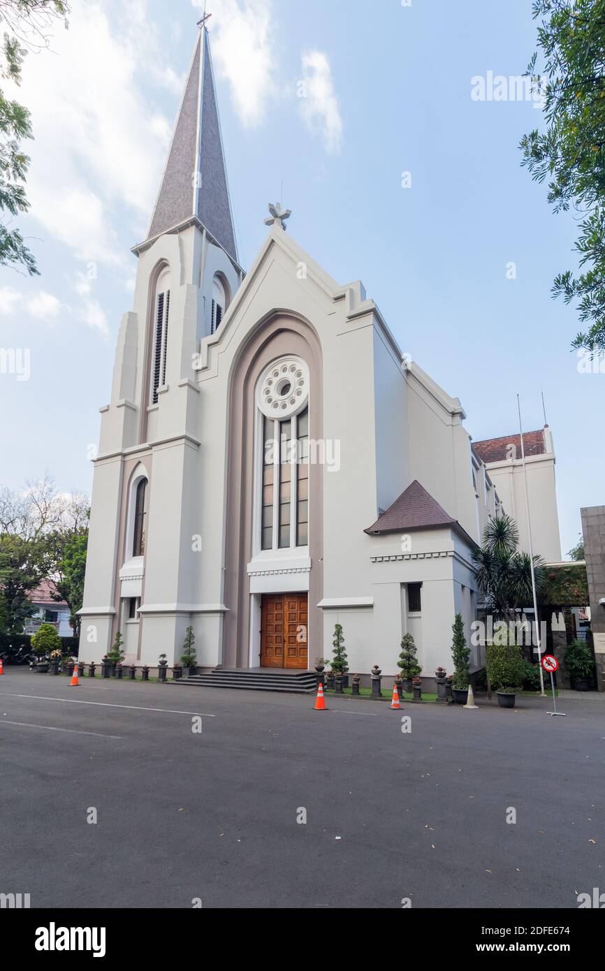 La cattedrale di San Pietro a Bandung, Indonesia Foto Stock