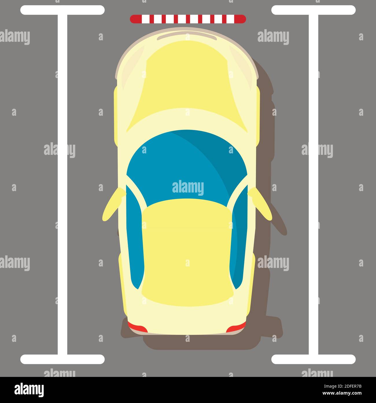 Icona auto gialla. Illustrazione isometrica dell'icona gialla del vettore auto per il web Illustrazione Vettoriale