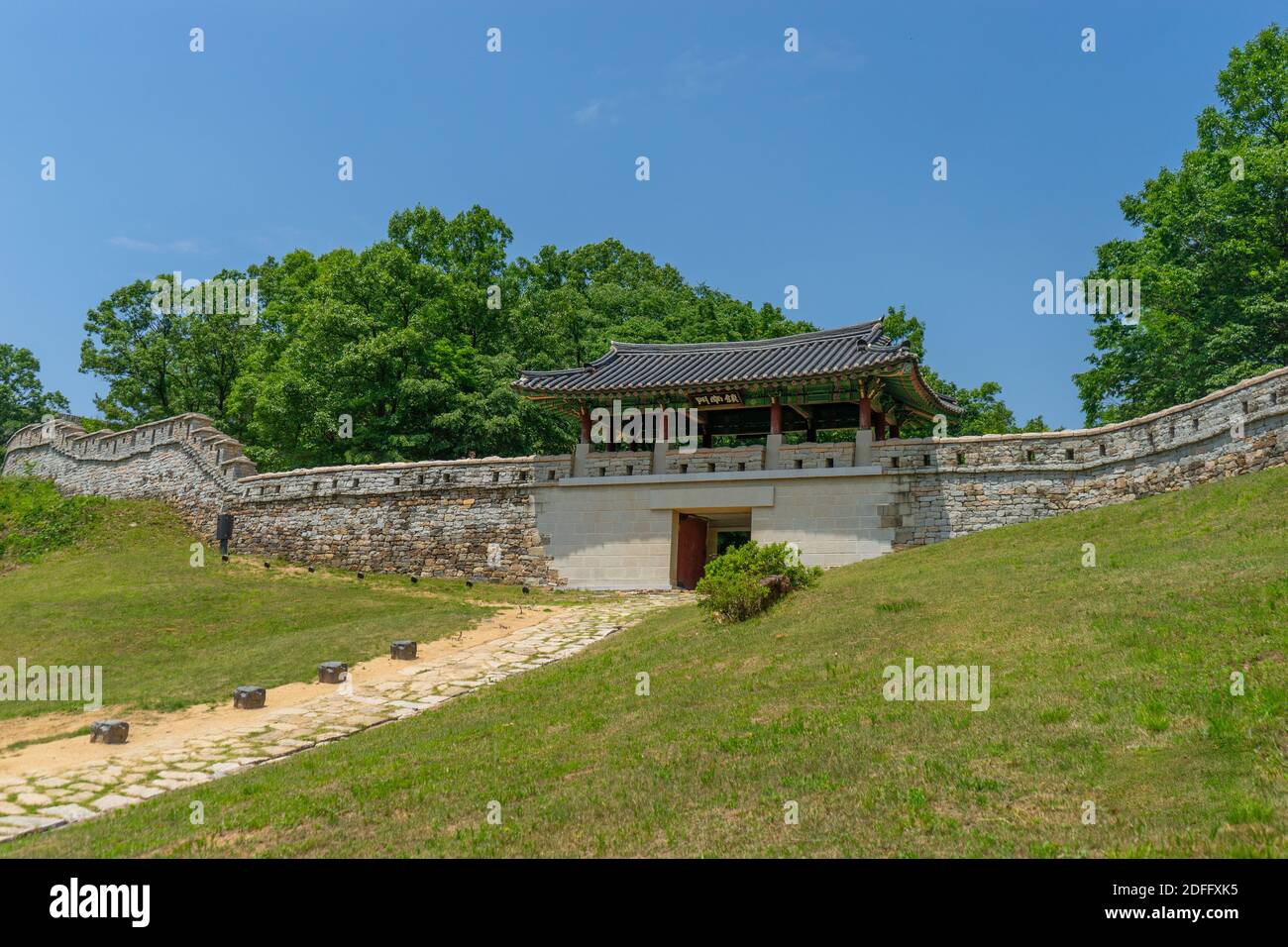 Munkyeong, Corea del Sud - 31 maggio 2020. Fortezza di Gomo Foto Stock