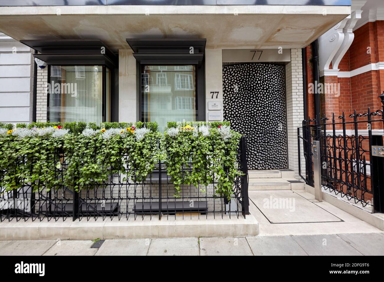 Facciata della clinica privata di cervello e mente Re:Cognition, progettata da CSK Architects, Londra Foto Stock