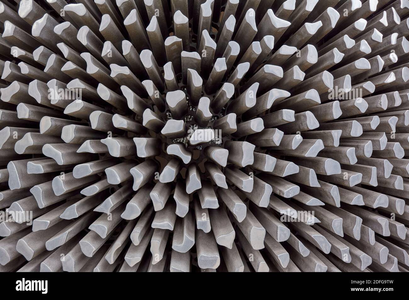 Dettaglio porta della clinica privata di cervello e mente Re:Cognition, progettata da CSK Architects, Londra Foto Stock