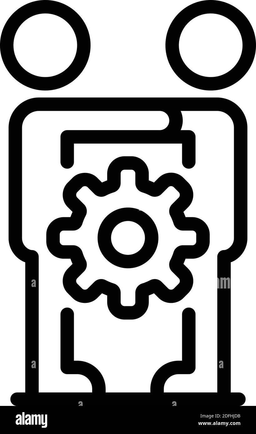 Icona connessione persone. Icona vettoriale di connessione persone per il web design isolato su sfondo bianco Illustrazione Vettoriale Icona connessione persone. Icona vettoriale di connessione persone per il web design isolato su sfondo bianco Illustrazione Vettoriale