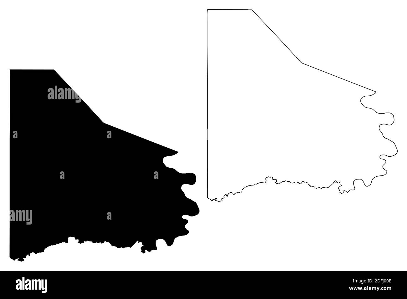 Washington County, Commonwealth of Pennsylvania (Stati Uniti, Stati Uniti d'America, Stati Uniti, Stati Uniti, Stati Uniti) mappa vettoriale illustrazione, schizzo scrimolo Washin Illustrazione Vettoriale
