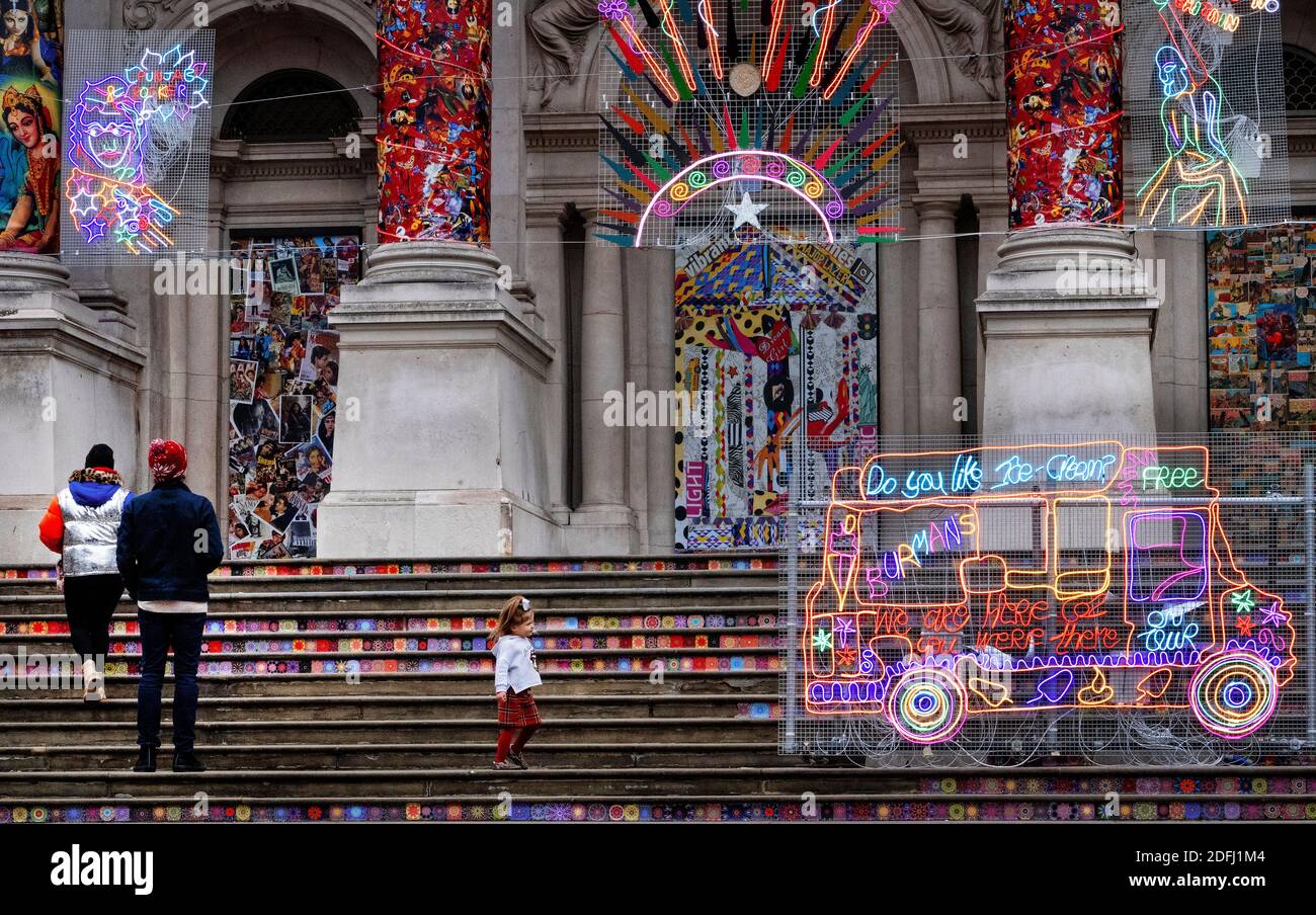 Commissione invernale Tate Britain 2020 ‘ China Kumari’ Singh Burman. Presentazione culturale di Iandian sull'intrattenimento principale della galleria d'arte di Londra UK Foto Stock