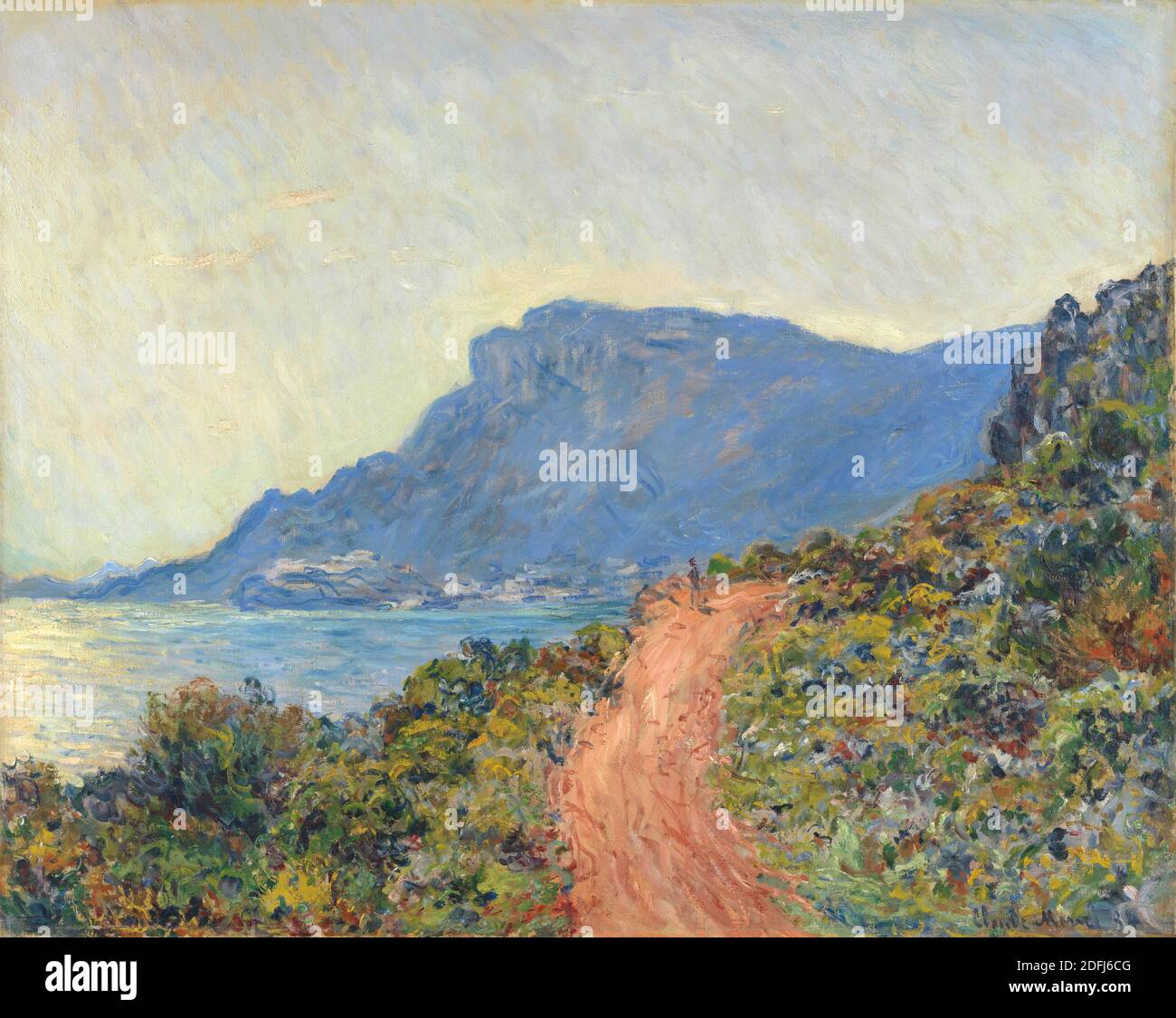 La Corniche vicino a Monaco, Claude Monet, 1884 Foto Stock