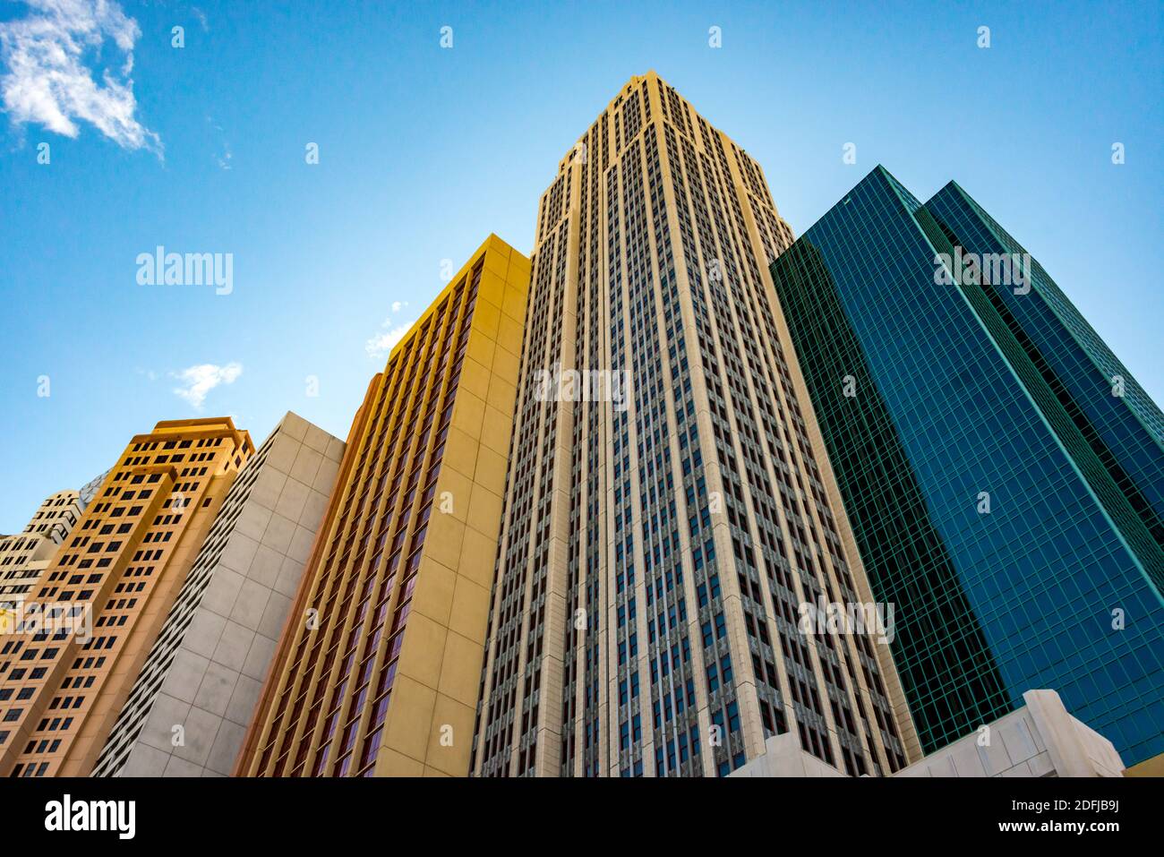 Las Vegas, Nevada, New York, New York, NY grattacieli Foto Stock