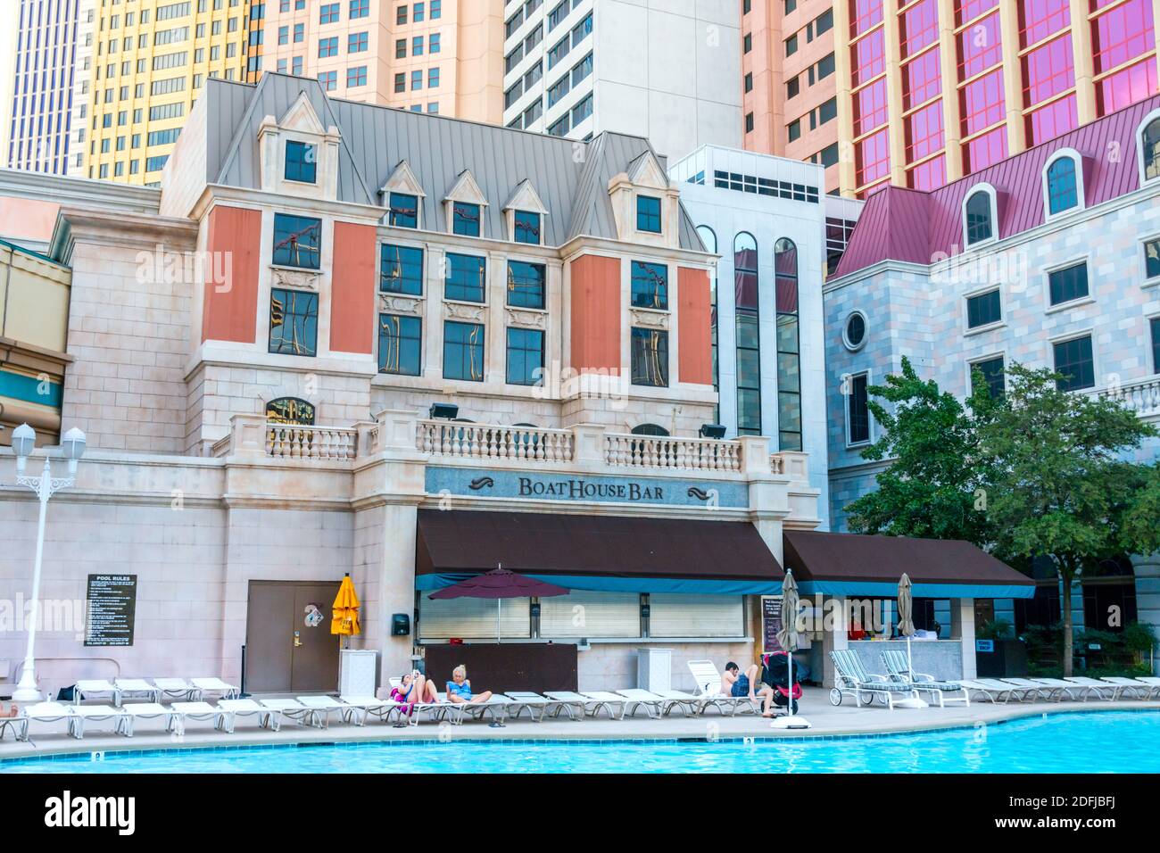 Las Vegas, Nevada, New York, New York, Boat House Bar Foto Stock