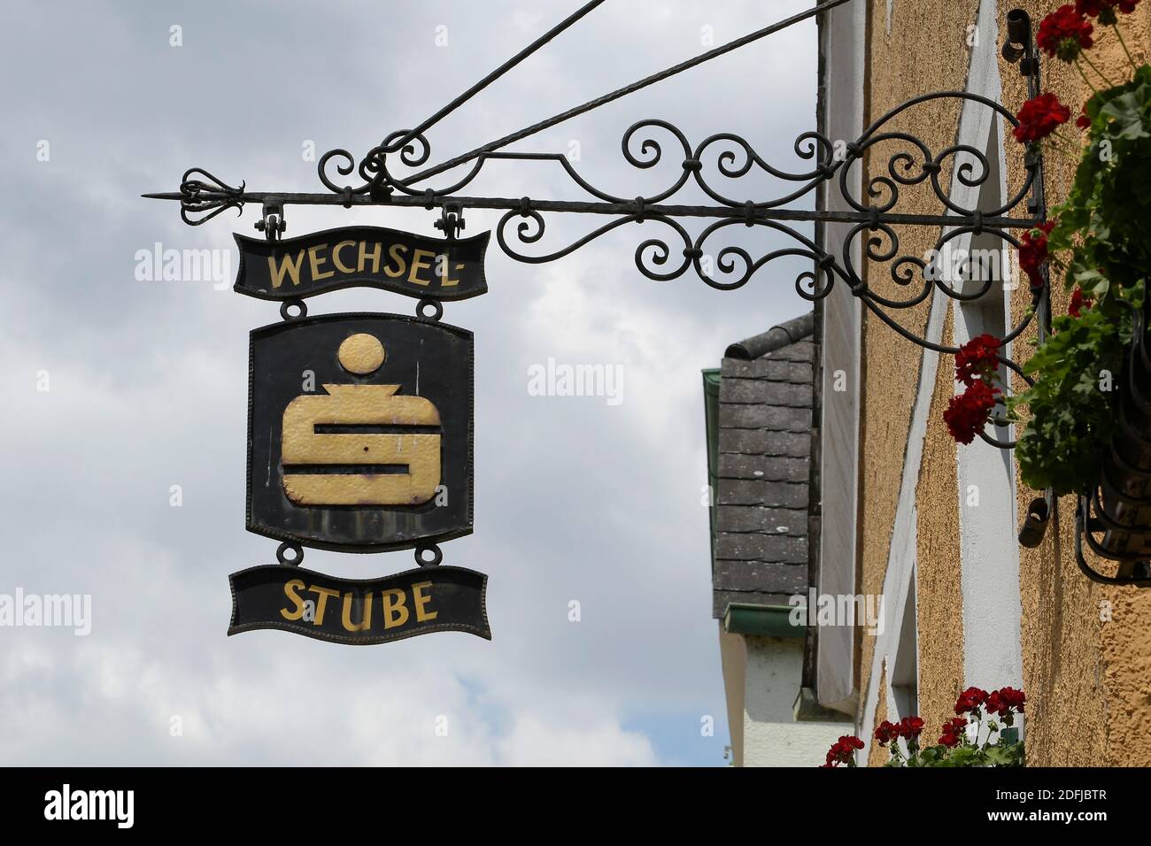 Dürnstein, bassa Austria, Austria. Ufficio di cambio a Dürnstein nel Wachau Foto Stock