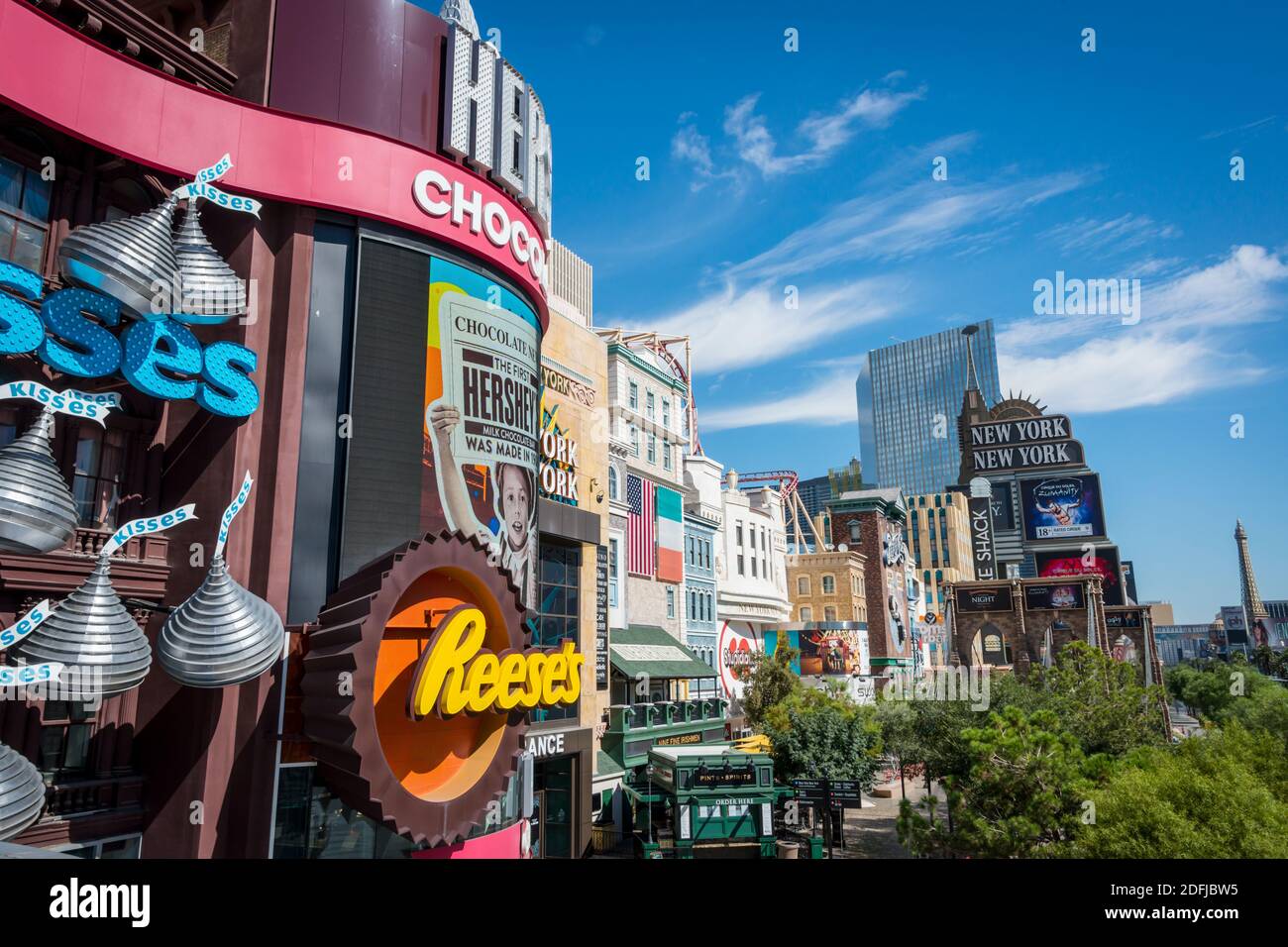 Las Vegas, Nevada, New York, New York, Chocolate World lungo Las Vegas Boulevard Foto Stock