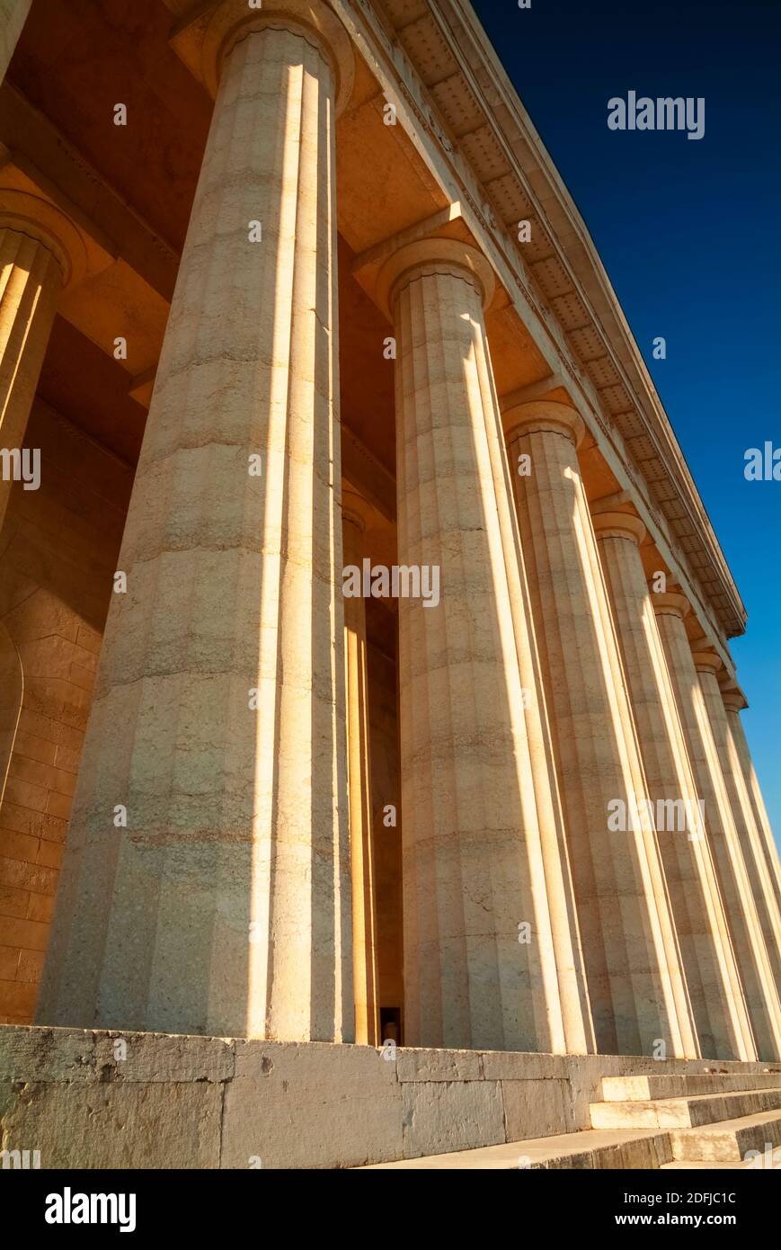 Tempio di Canova, scultore veneziano, Possagno, Treviso, Italia Foto Stock
