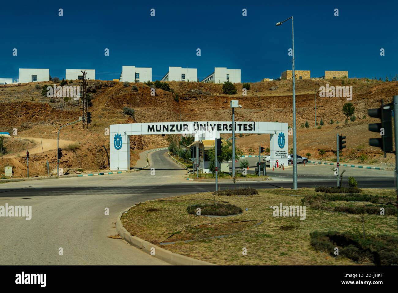 Tunceli, Turchia-Settembre 18 2020: Università di Munzur (Munzur Universitesi in Turco) Foto Stock