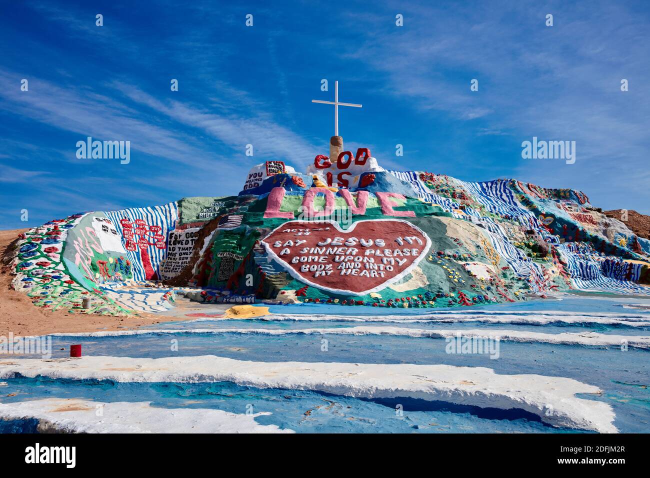 La salvezza di montagna, Niland, California Foto Stock