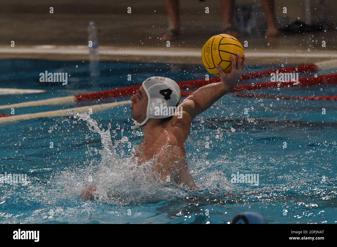 Zanelli pool, Savona, Italia, 05 Dic 2020, Filip Jankovic (VK Radnicki) durante VK Radnicki vs OSC Potsdam, LEN Euro Cup Waterpolo match - Foto Danilo Vigo / LM Foto Stock