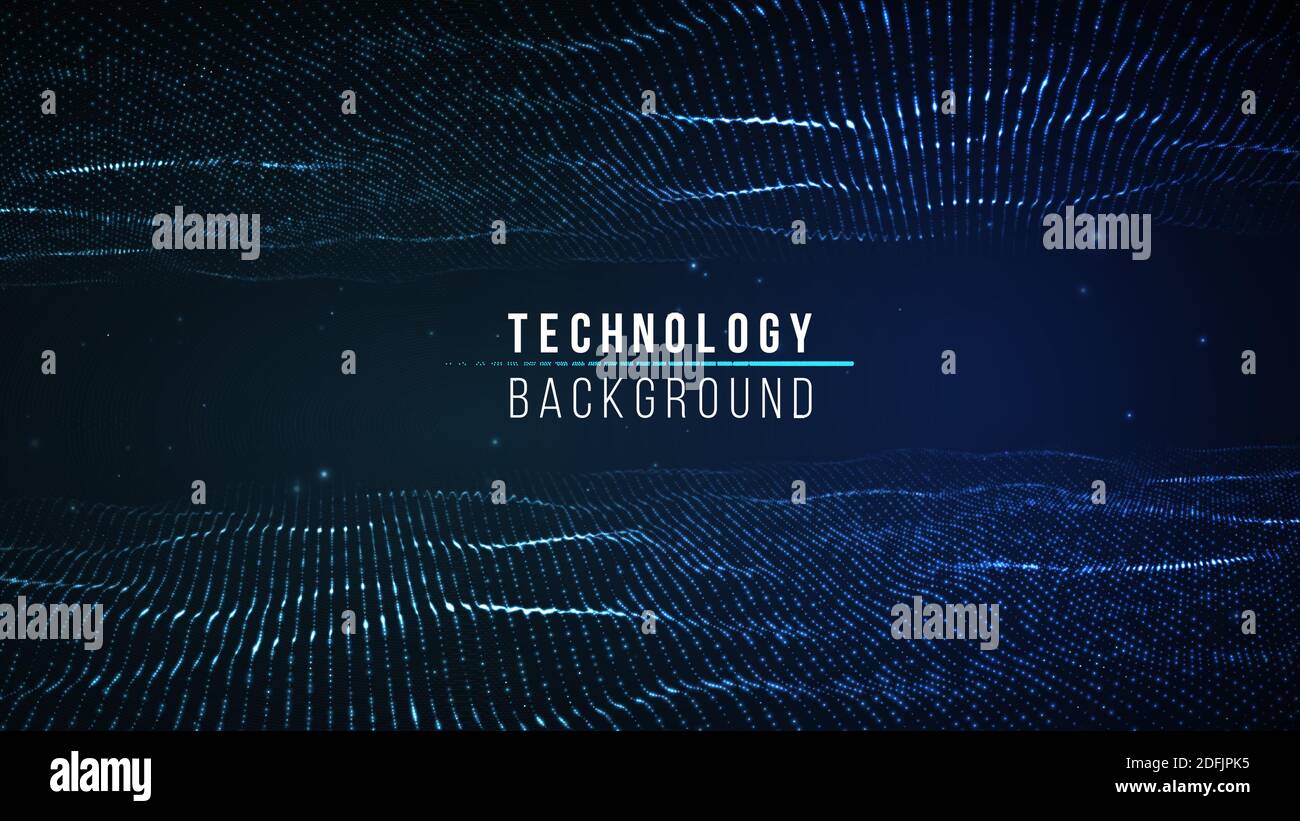 Vettore di background tecnologico in stile astratto. Astratto tecnologia comunicazione progettazione innovazione concetto background. Ingegneria dei sistemi e digitale Illustrazione Vettoriale