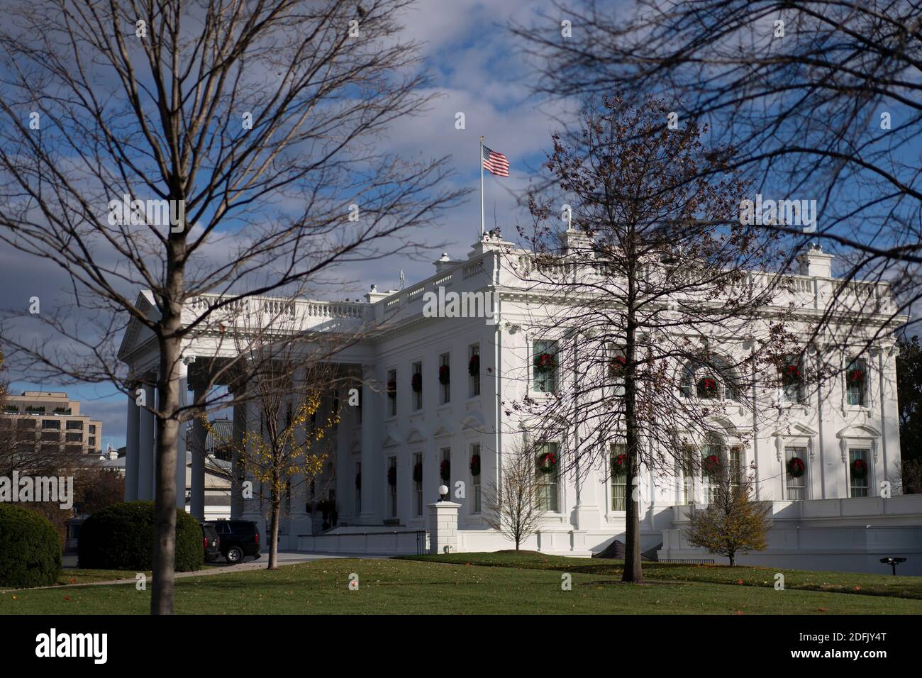 Washington, Stati Uniti d'America. 05 dicembre 2020. La Casa Bianca a Washington, DC, visto il 5 dicembre 2020. Credit: Chris Kleponis/Pool via CNP | Usage worldwide Credit: dpa/Alamy Live News Foto Stock
