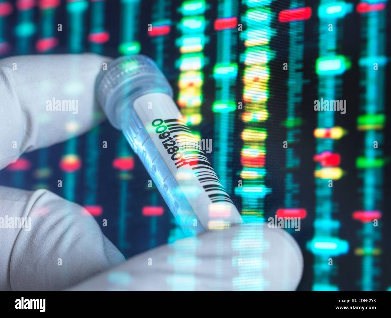 La ricerca genetica, immagine concettuale Foto Stock