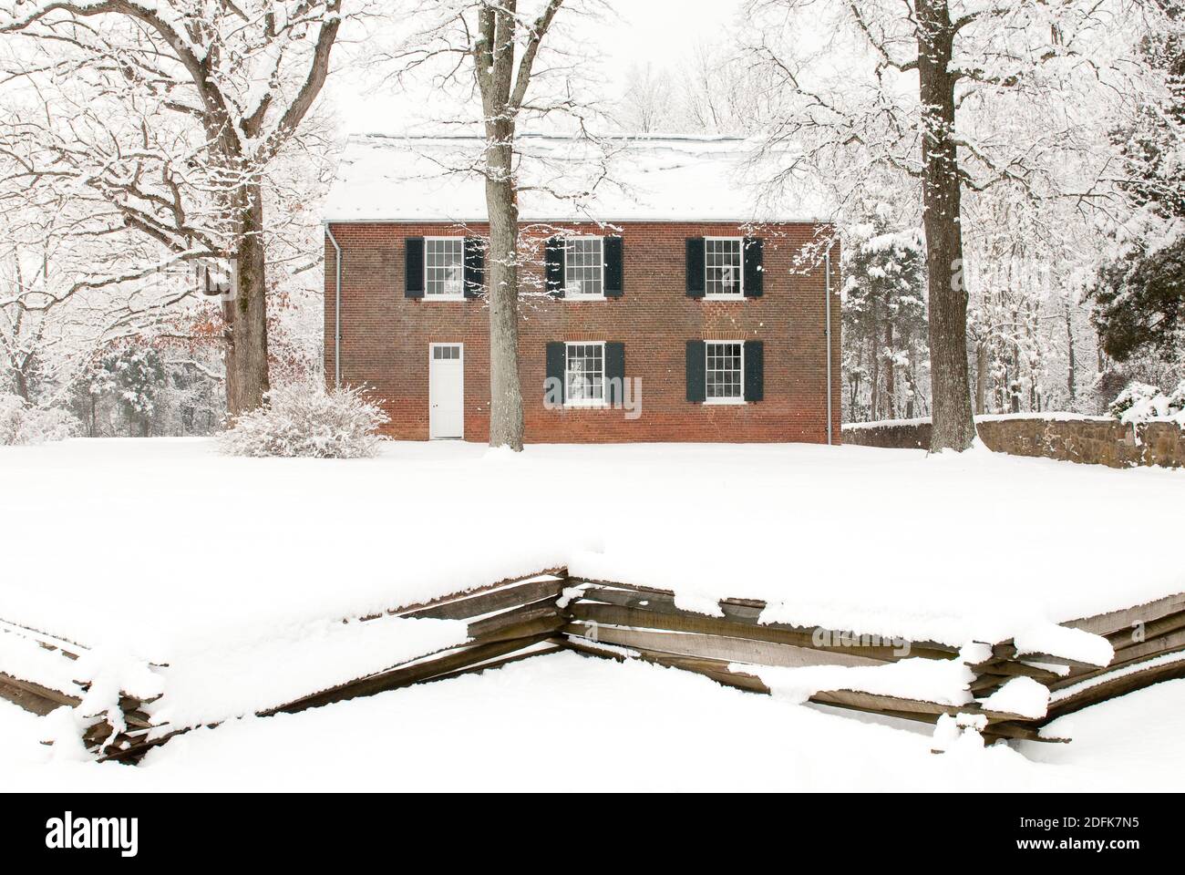 Immagine del Monte Chiesa Battista di Zion situata ad Aldie, Virginia. Foto Stock