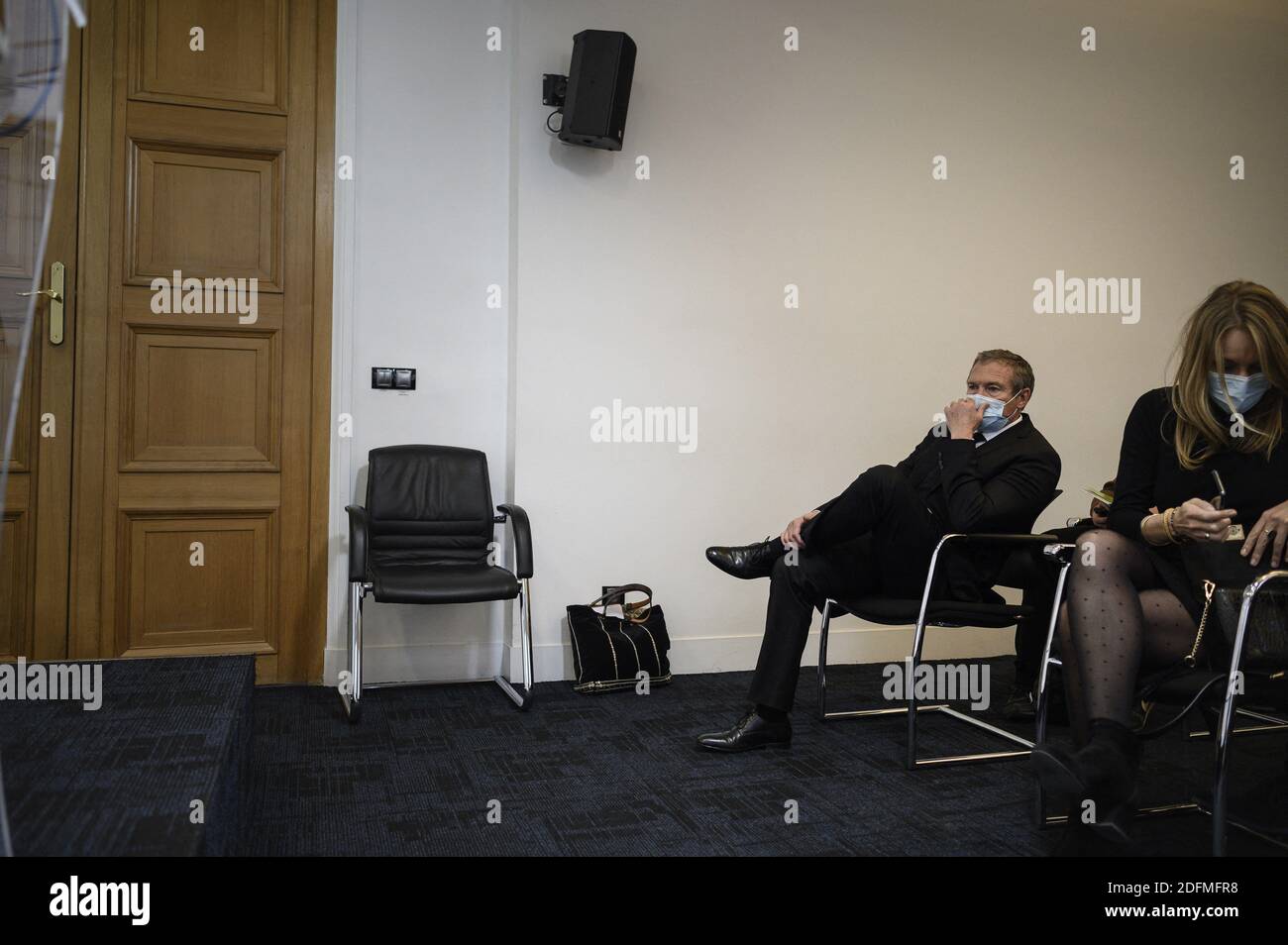 Jean Michel Fauvergue prima di una conferenza stampa all'Assemblea nazionale di Parigi, Francia, il 17 novembre 2020. Foto di ELIOT BLONDT/ABACAPRESS.COM Foto Stock