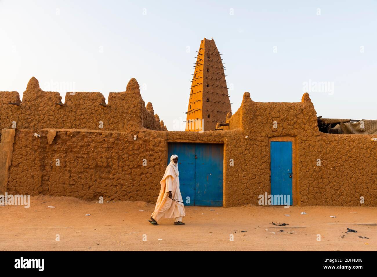 Grande Moschea di Agadez, Agadez, Niger Foto Stock