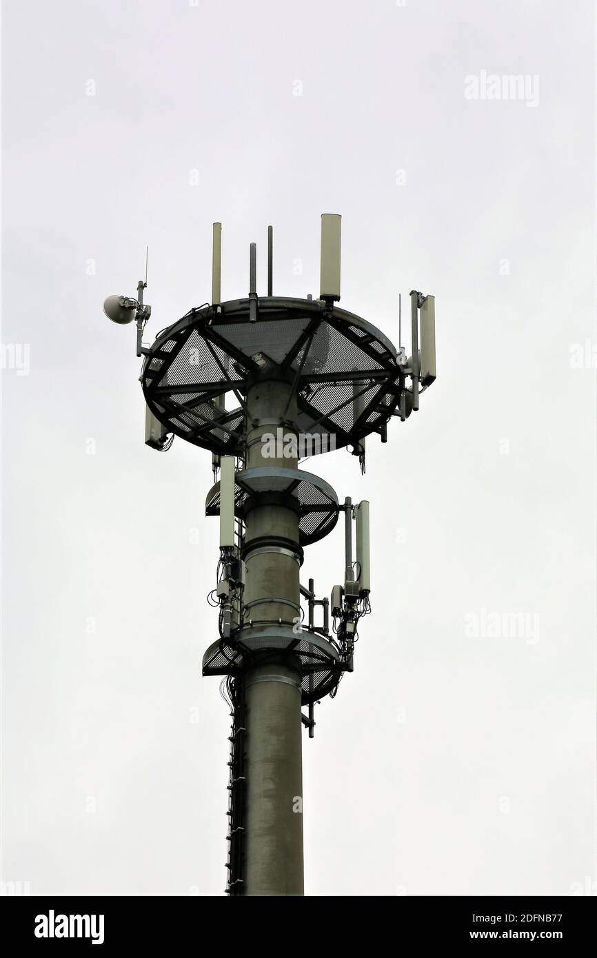 Immagine di un'antenna Foto Stock