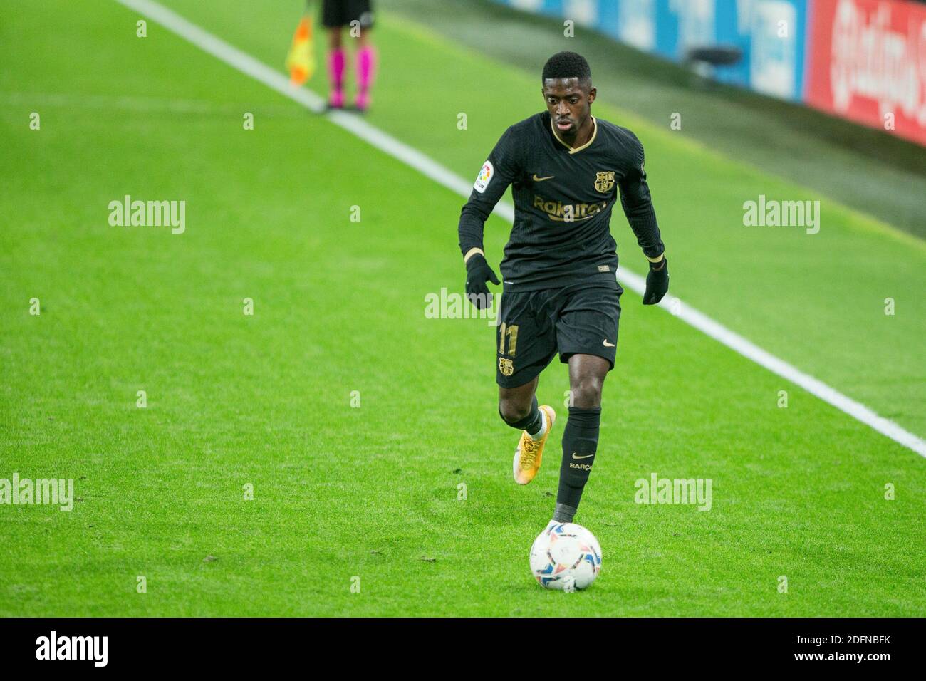 Cadice, Spagna. 05 dicembre 2020. Ousmane Dembele di Barcellona durante il campionato spagnolo la Liga partita di calcio tra Cadice CF e FC Barcellona il 5 dicembre 2020 allo stadio Ramon de Carranza di Cadice, Spagna - Foto Joaquin Corchero / Spagna DPPI / DPPI / LM Credit: Paola Benini/Alamy Live News Foto Stock