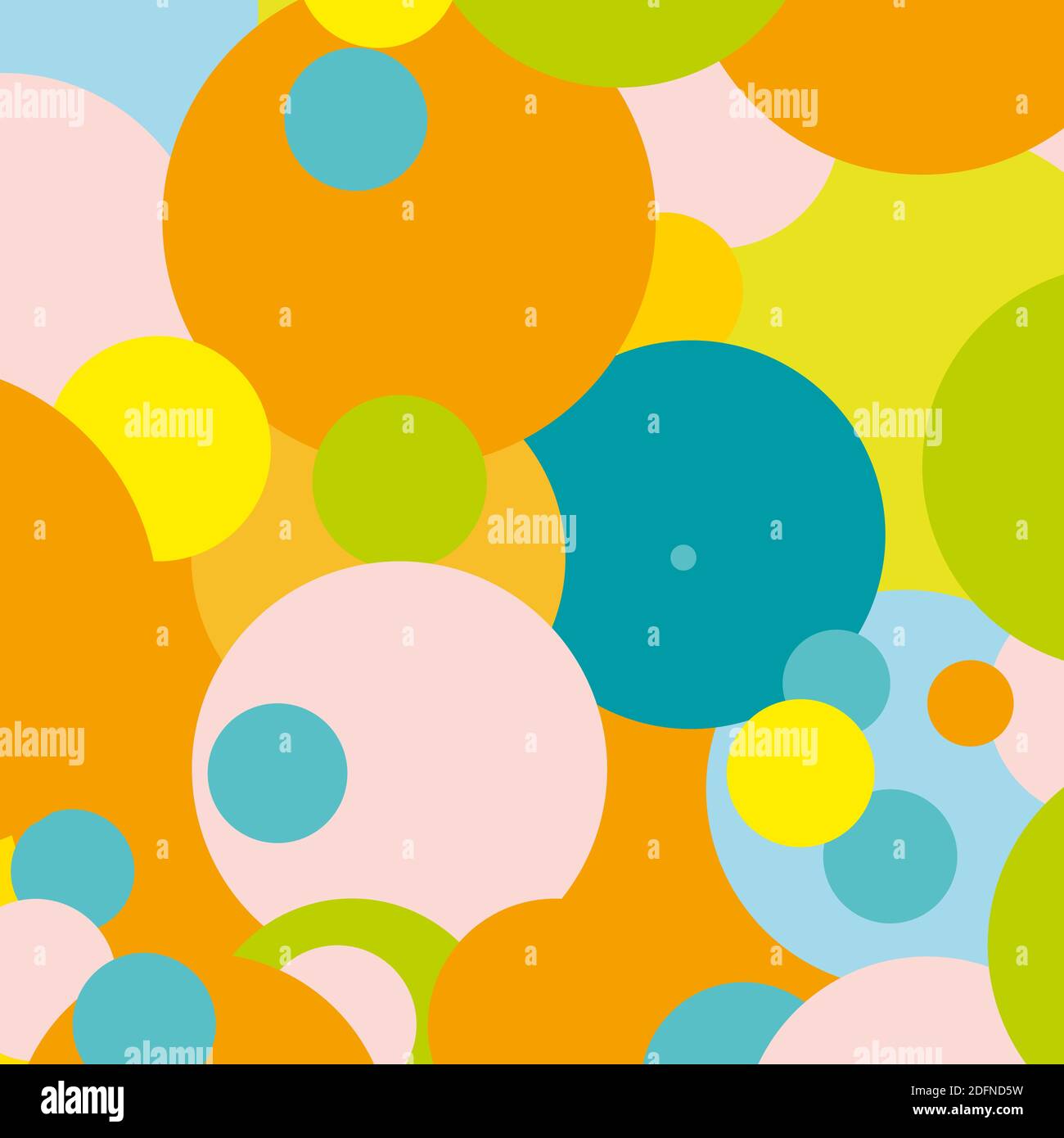 Modello vettoriale astratto di cerchi multicolore. Illustrazione Vettoriale