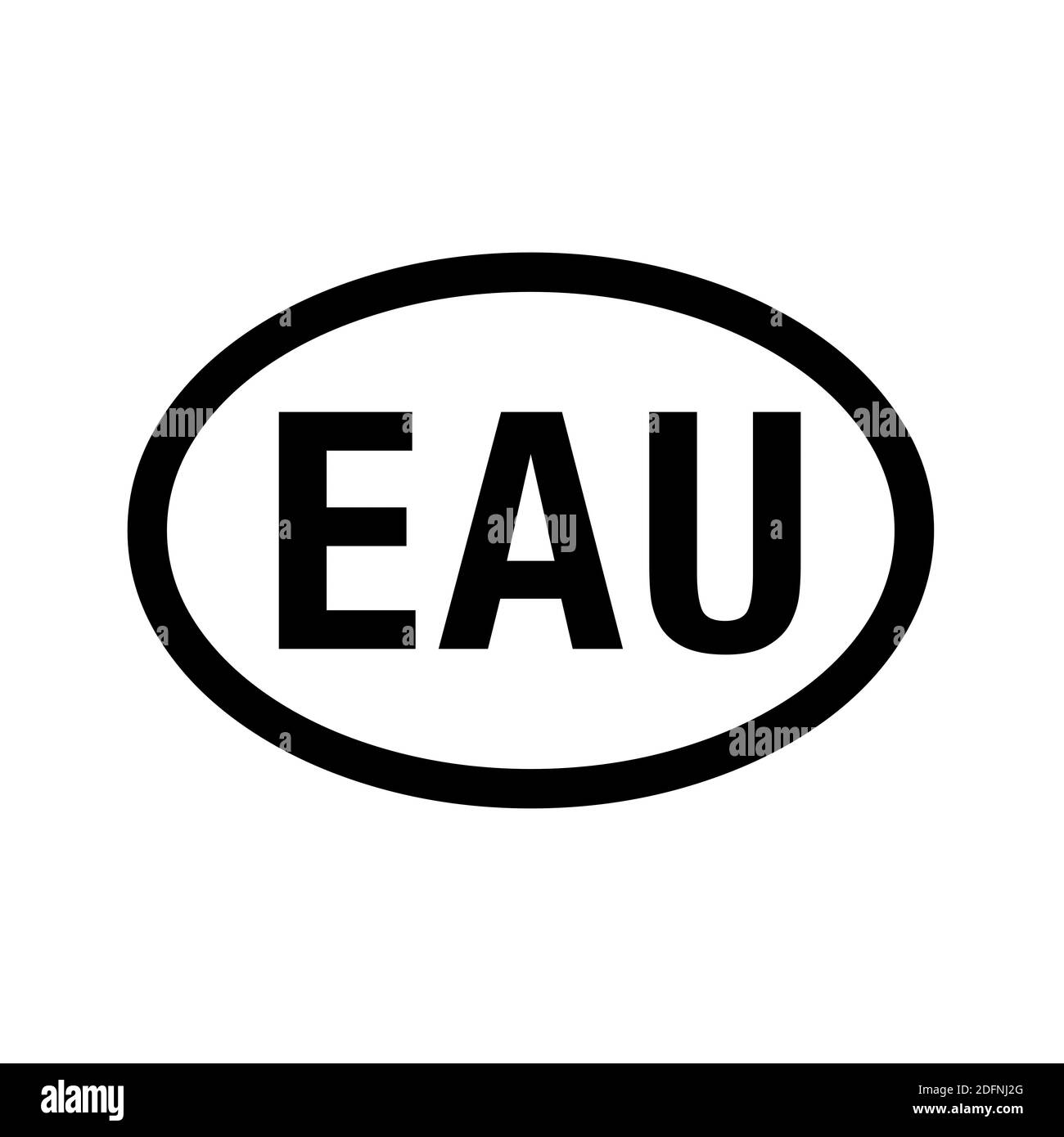 Codice paese immatricolazione del veicolo Uganda Foto Stock