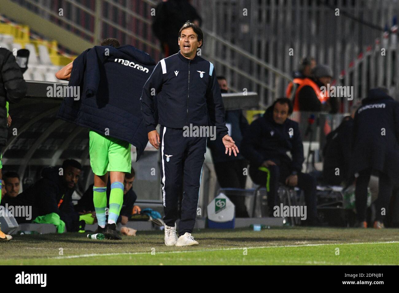 Filippo Inzaghi manager dei gesti SS Lazio durante Spezia Calcio vs SS Lazio, calcio italiano Serie A match, Cesena, Ita - Photo .LM/Matteo Papini Foto Stock
