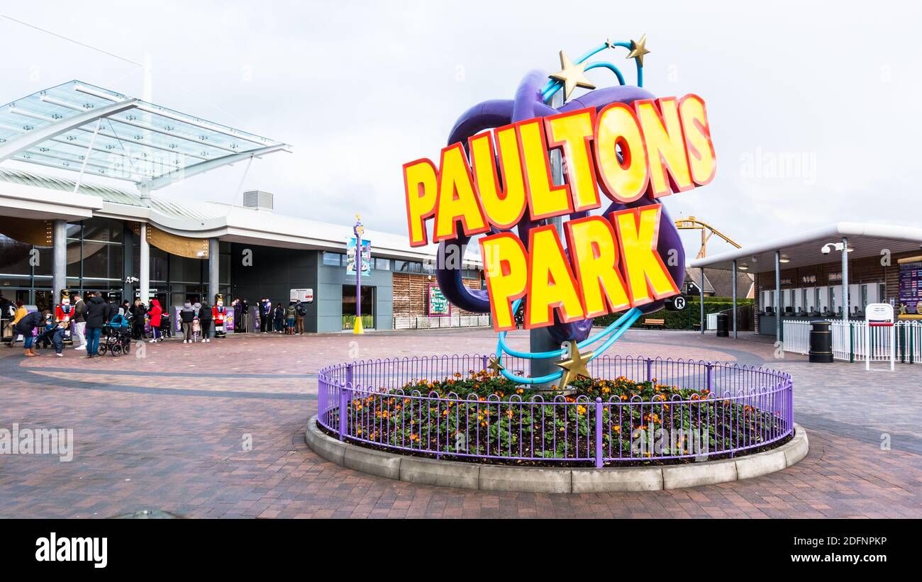 Paultons Park, Romsey, Southampton, Inghilterra, Regno Unito Foto Stock